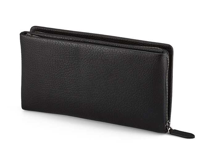 Шкіряний чоловічий клатч LeGRAND collection 7513-1A чорний, фото , зображення 6