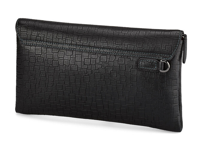 Кожаный мужской клатч – конверт LeGRAND collection 9230-2A чёрный, фото , изображение 2