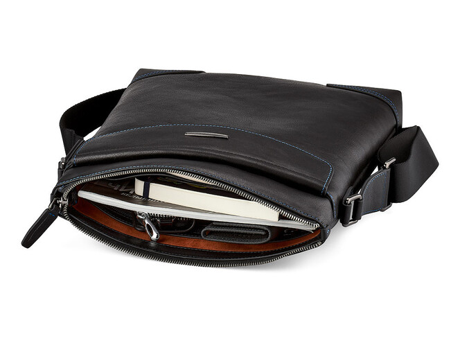 Чоловіча сумка з натуральної шкіри LeGRAND collection 9201-3A чорна, фото , зображення 2