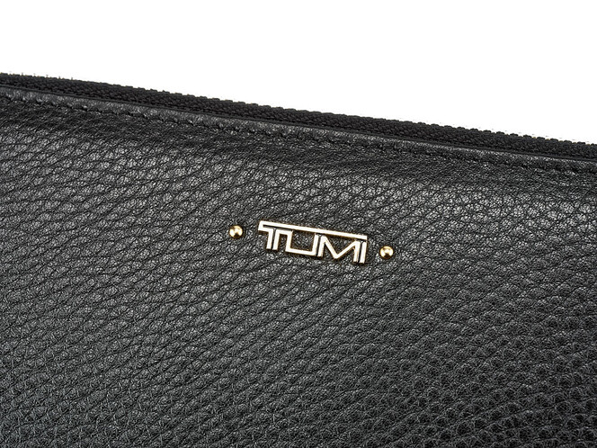 Женский кошелек - клатч из натуральной кожи TUMI 1052 A Black черный, Цвет: Черный, фото , изображение 6