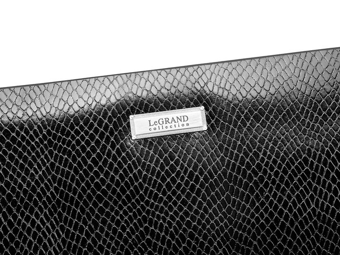 Мужская барсетка – клатч из натуральной кожи LeGRAND collection 3011 Black чёрный, Цвет: Черный, фото , изображение 8