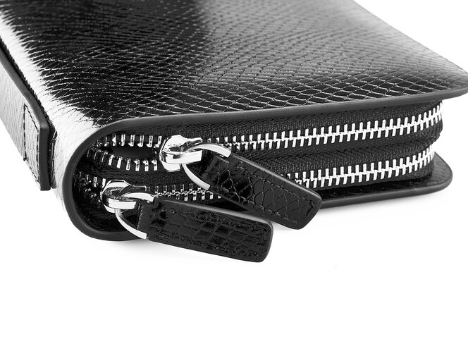 Мужская барсетка – клатч из натуральной кожи LeGRAND collection 3011 Black чёрный, Цвет: Черный, фото , изображение 7