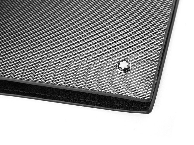 Мужское портмоне из натуральной кожи Мont Blanc 3311A серебристый, фото , изображение 6