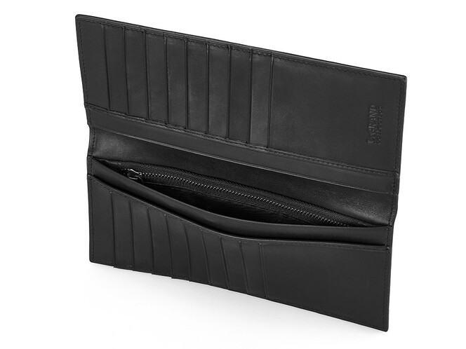 Портмоне - купюрник з натуральної шкіри LeGRAND collection 9103 чорний, фото , зображення 3