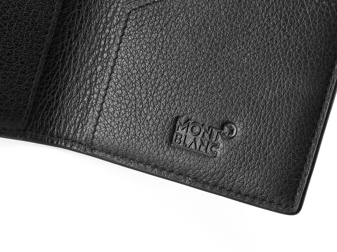 Невелике шкіряне портмоне Мont Blanc 2816 чорний, фото , зображення 5