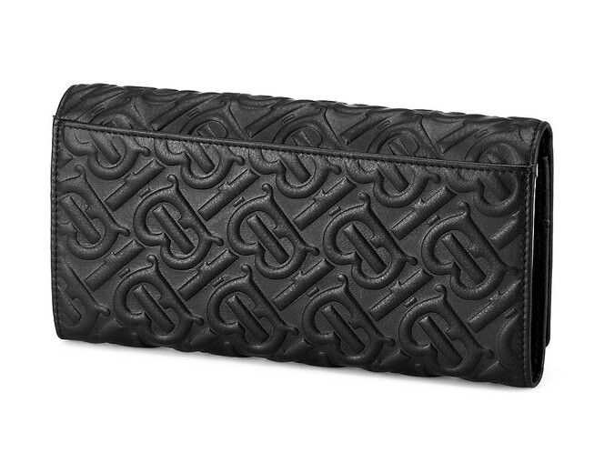 Шкіряний жіночий гаманець з м'якої шкіри Burberry 5631 A Black чорний, Колір: Чорний, фото , зображення 4