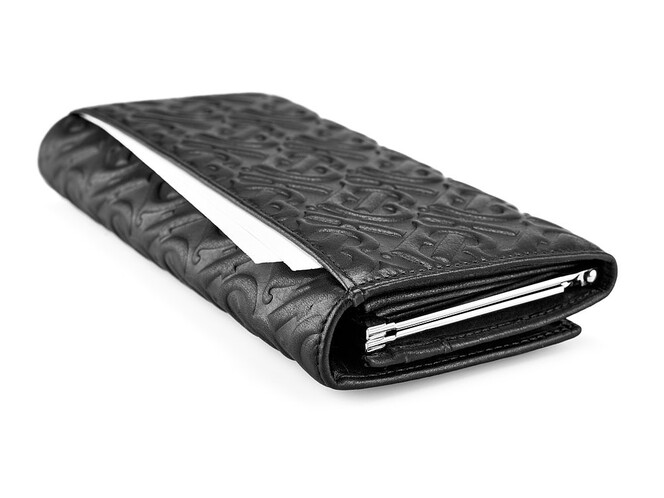 Шкіряний жіночий гаманець з м'якої шкіри Burberry 5631 A Black чорний, Колір: Чорний, фото , зображення 5