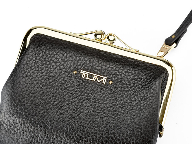 Кожаный женский кошелек  TUMI 1057 A Black чёрный, Цвет: Черный, фото , изображение 7