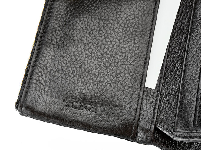 Жіночий гаманець з натуральної шкіри TUMI 1056 A Black Чорний, Колір: Чорний, фото , зображення 8