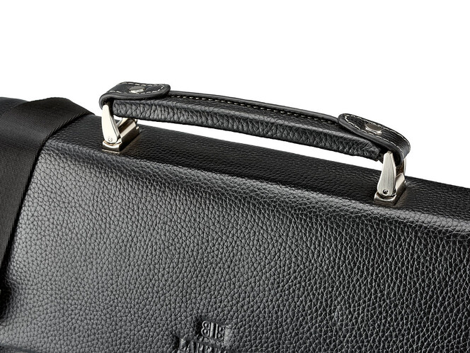 Кожаный мужской портфель  Lare Boss 090658-1 чёрный, фото , изображение 7