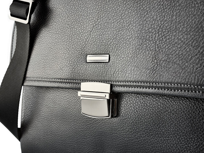 Мужской портфель из натуральной кожи LeGRAND collection 5224-1 чёрный, фото , изображение 9