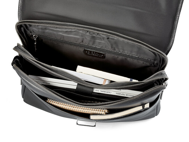 Мужской портфель из натуральной кожи LeGRAND collection 5224-1 чёрный, фото , изображение 5