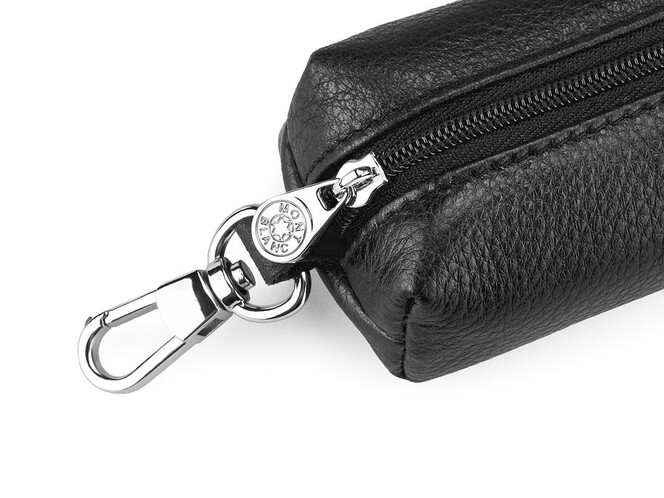 Ключница из мягкой кожи Мont Blanc 2803 чёрная, фото , изображение 5