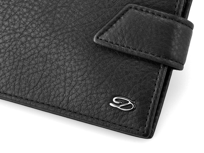 Мужское портмоне из натуральной кожи S.T. Dupont 4-435 чёрный, фото , изображение 7