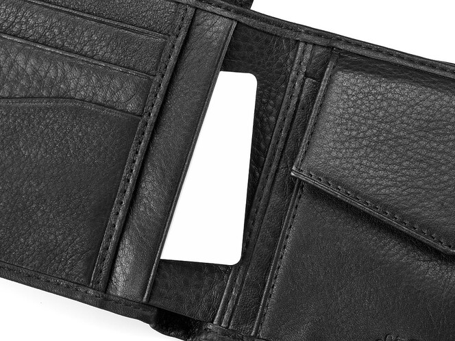 Мужское портмоне из натуральной кожи S.T. Dupont 4-435 чёрный, фото , изображение 5