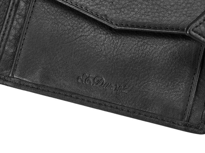 Мужское портмоне из натуральной кожи S.T. Dupont 4-435 чёрный, фото , изображение 6