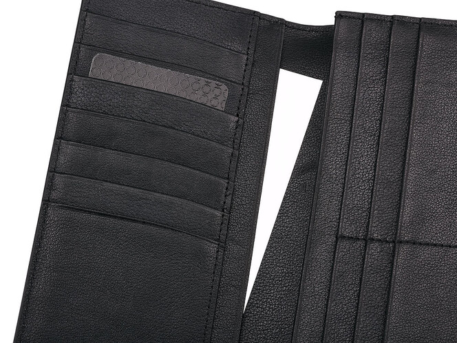 Чоловіче портмоне з натуральної шкіри Мont Blanc 8847A чорний, фото , зображення 4