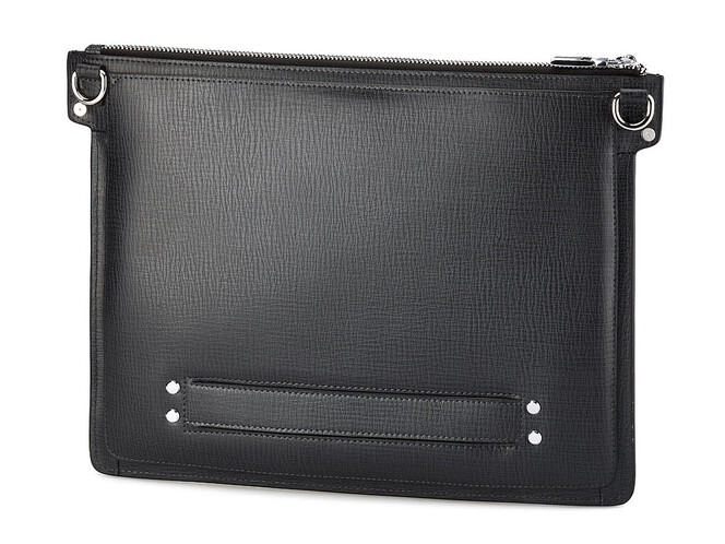 Кожаная папка – клатч с нанесением рисунка Мont Blanc 8599-4 Blue синяя, фото , изображение 2