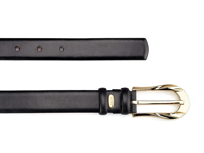 Жіночий шкіряний ремінь Petek 1855 02500002 (000-01) чорний, фото , зображення 2