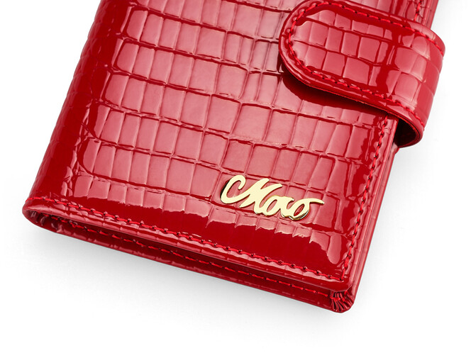 Жіноча візитниця з натуральної шкіри Moro&Jenny 59041 E Red червона, Колір: Червоний, фото , зображення 5