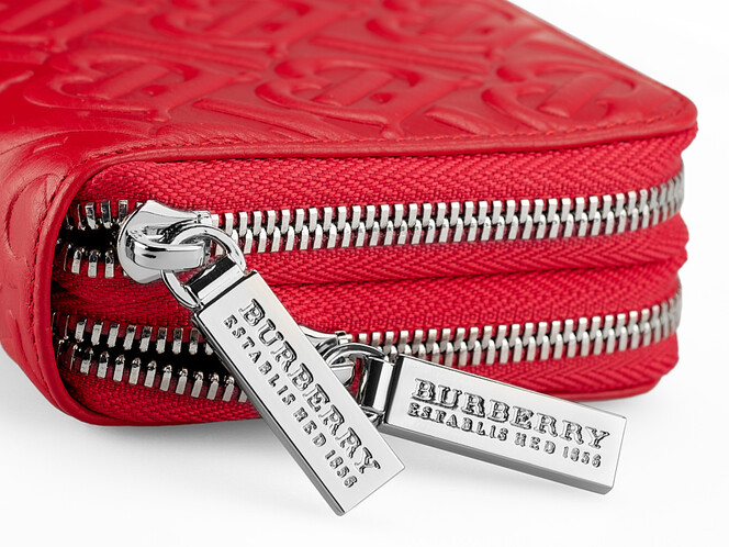 Місткий шкіряний жіночий гаманець Burberry 5638 E Red червоний, Колір: Червоний, фото , зображення 5