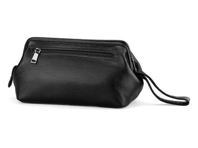 Несессер из натуральной кожи LeGRAND collection 1559-28 Черный, фото , изображение 3