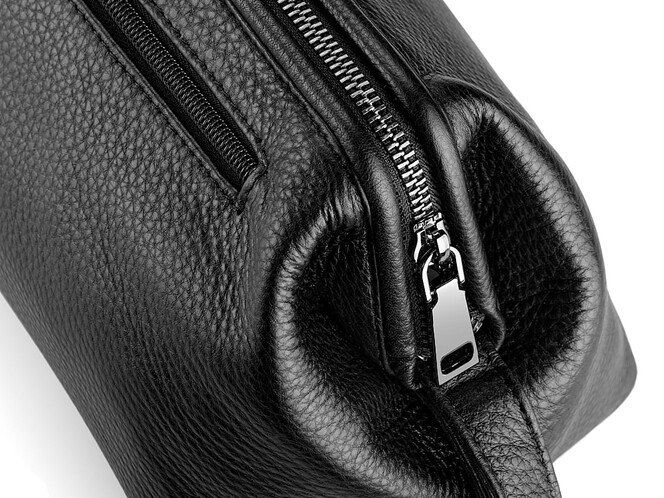 Несессер из натуральной кожи LeGRAND collection 1559-28 Черный, фото , изображение 6