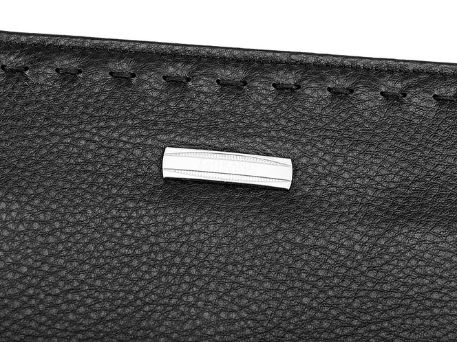Мужская кожаная барсетка - клатч LeGRAND collection 2893-1 чёрная, фото , изображение 8