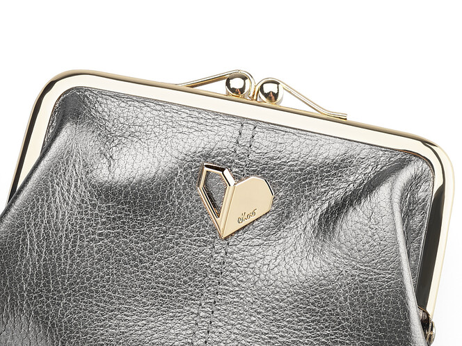 Компактний жіночий гаманець з натуральної шкіри Moro&Jenny 182-144 N Silver сріблястий, Колір: Срібний, фото , зображення 7