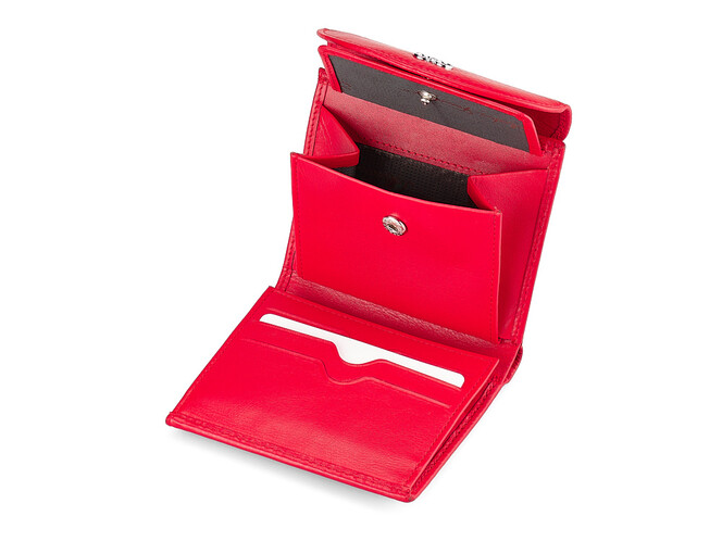 Женский кошелек из натуральной кожи Salvatore Ferragamo 8092 E Red красный, Цвет: Красный, фото , изображение 4