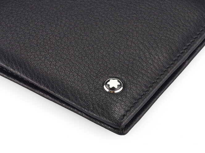 Мужское портмоне с зажимом для купюр Мont Blanc 2809 чёрный, фото , изображение 5