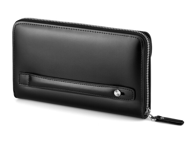 Кожаный мужской клатч LeGRAND collection 8028-3 чёрный, фото , изображение 6