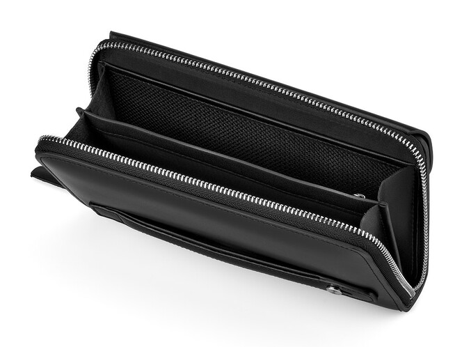 Кожаный мужской клатч LeGRAND collection 8028-3 чёрный, фото , изображение 3