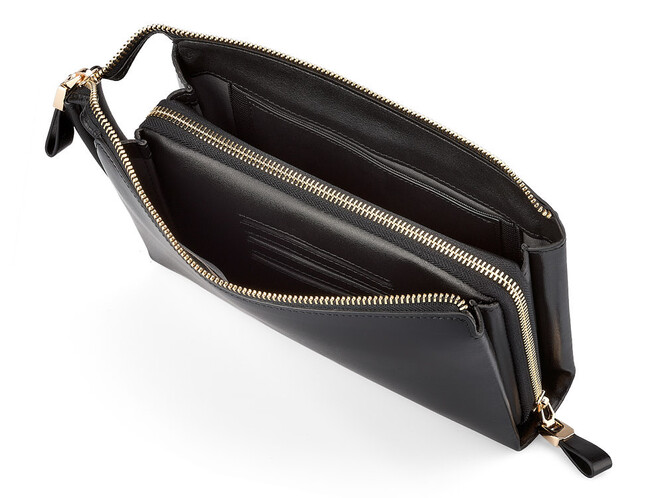 Мужской клатч из натуральной кожи Мont Blanc 8187-3 чёрный, Цвет: Черный, фото , изображение 3