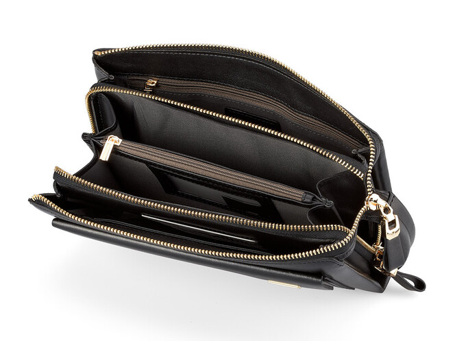 Мужской клатч из натуральной кожи Мont Blanc 8187-3 чёрный, Цвет: Черный, фото , изображение 5