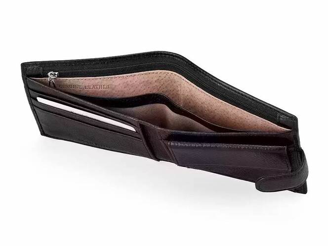 Чоловіче портмоне з натуральної шкіри Braun Buffel 9903 чорний, фото , зображення 2