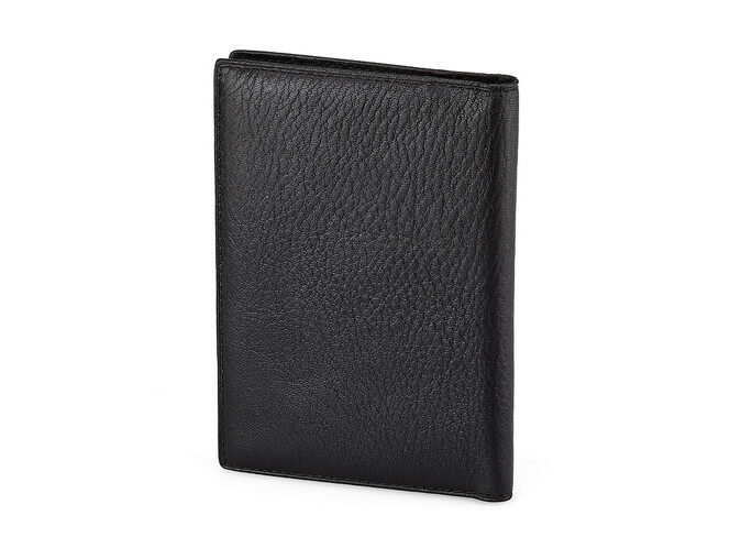 Шкіряна чоловіча обкладинка на паспорт Braun Buffel 9909 чорна, фото , зображення 3