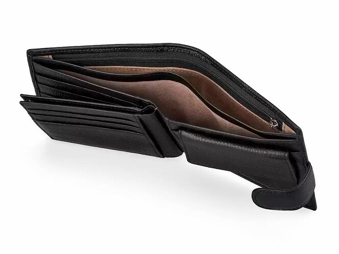 Чоловіче шкіряне портмоне Braun Buffel 9918 чорний, фото , зображення 4