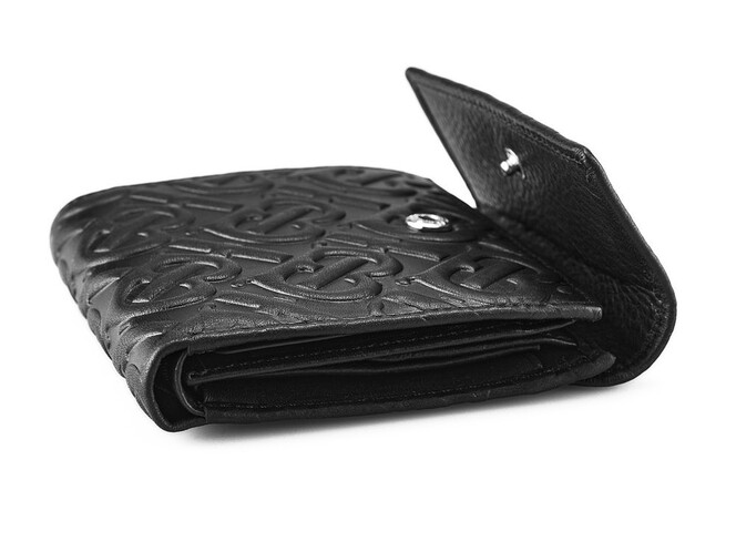 Гаманець з м'якої шкіри вищого сорту Burberry 5632 A Black чорний, Колір: Чорний, фото , зображення 4