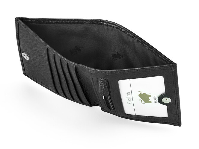 Гаманець з натуральної шкіри Braun Buffel 9937 чорний, фото , зображення 3
