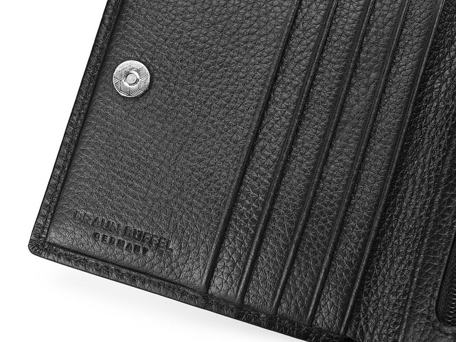 Гаманець з натуральної шкіри Braun Buffel 9937 чорний, фото , зображення 6