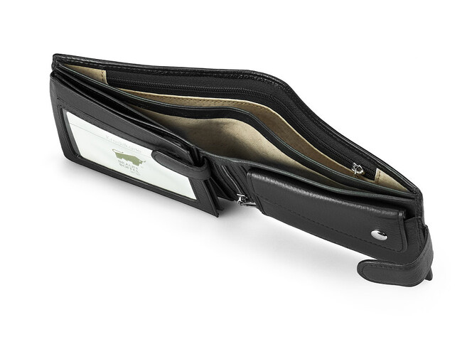 Чоловіче портмоне зі щільної шкіри Braun Buffel 9924 чорний, фото , зображення 4