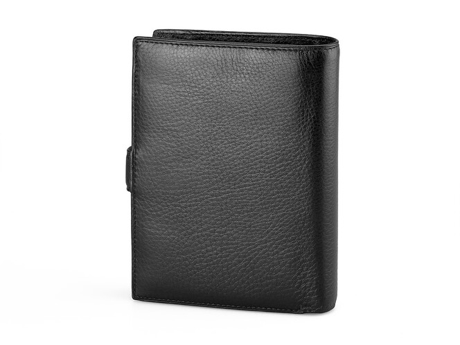 Вертикальное портмоне из натуральной кожи Braun Buffel 9927 чёрный, фото , изображение 8