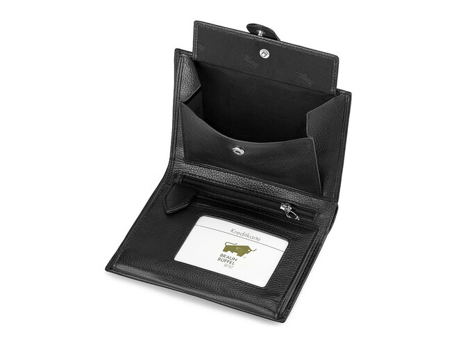 Вертикальное портмоне из натуральной кожи Braun Buffel 9927 чёрный, фото , изображение 6