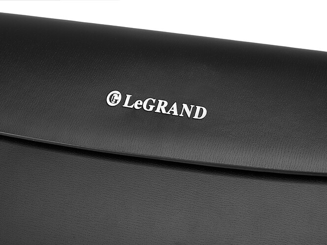 Кожаный мужской клатч LeGRAND collection 8028-3 чёрный, фото , изображение 8