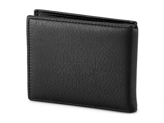 Мужской зажим для денег из натуральной кожи S.T. Dupont 4-457 чёрный, фото , изображение 3
