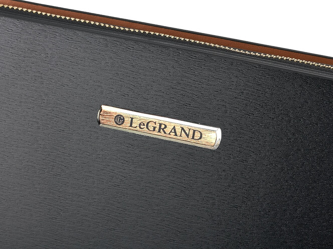 Шкіряна папка LeGRAND collection 244-5481 L чорна, фото , зображення 9