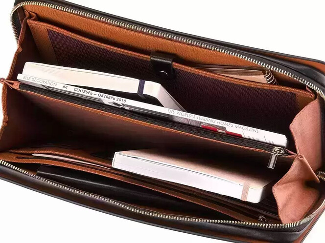 Шкіряна папка LeGRAND collection 244-5481 L чорна, фото , зображення 3