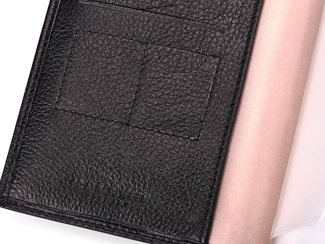 Кожаная мужская обложка для документов Braun Buffel 9922 чёрная, фото , изображение 3