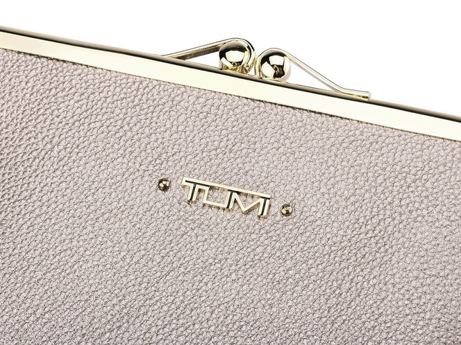 Жіночий гаманець з натуральної шкіри TUMI 1056 T Silver сріблястий, Колір: Срібний, фото , зображення 9